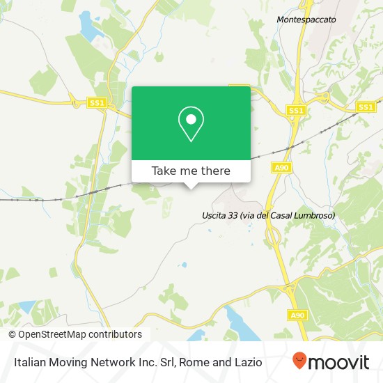 Italian Moving Network Inc. Srl map