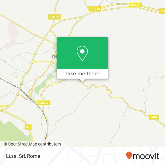 Li.sa. Srl map