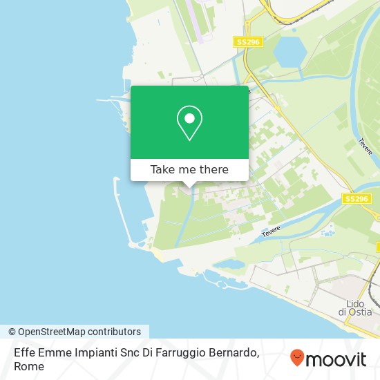 Effe Emme Impianti Snc Di Farruggio Bernardo map