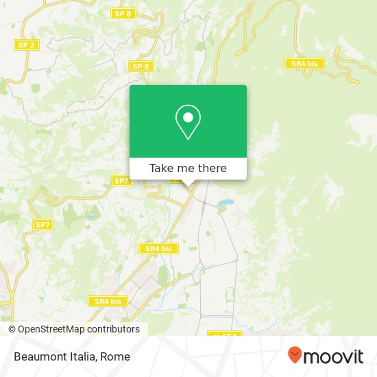 Beaumont Italia map