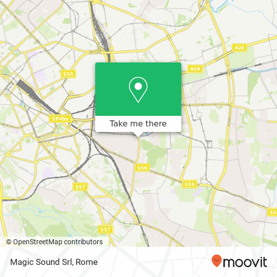 Magic Sound Srl map