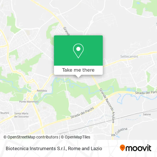 Biotecnica Instruments Srl map