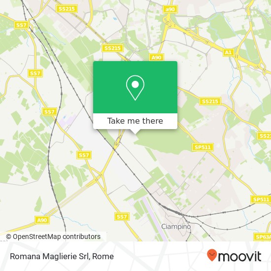 Romana Maglierie Srl map
