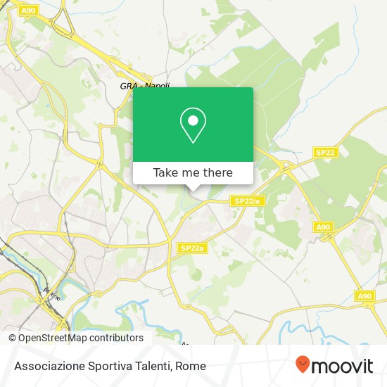 Associazione Sportiva Talenti map