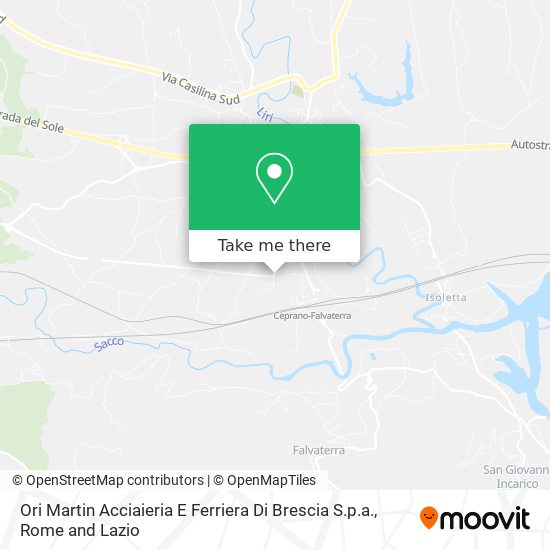 Ori Martin Acciaieria E Ferriera Di Brescia S.p.a. map