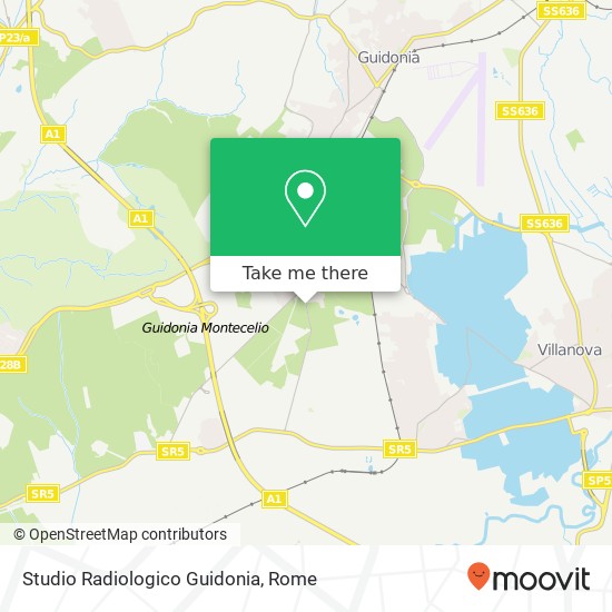 Studio Radiologico Guidonia map