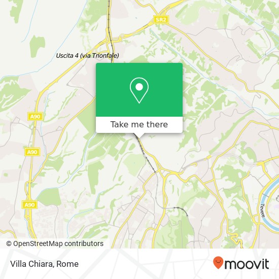 Villa Chiara map