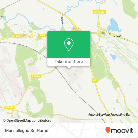 Marziallegno Srl map