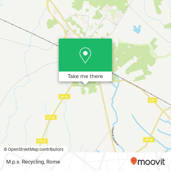 M.p.s. Recycling map