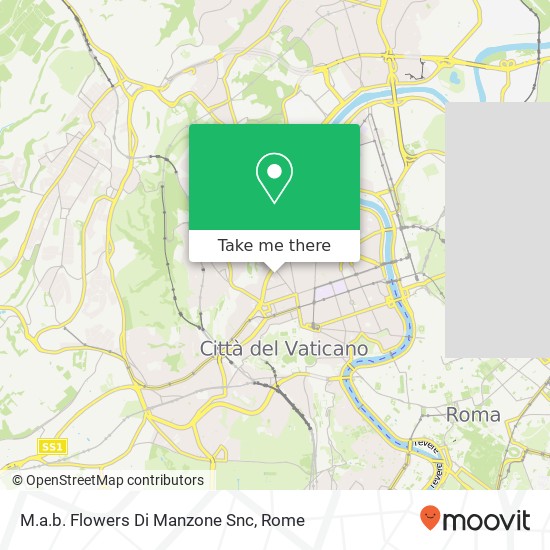 M.a.b. Flowers Di Manzone Snc map