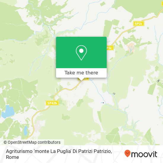 Agriturismo 'monte La Puglia' Di Patrizi Patrizio map