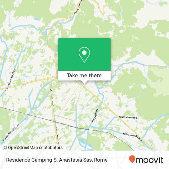 Residence Camping S. Anastasia Sas map