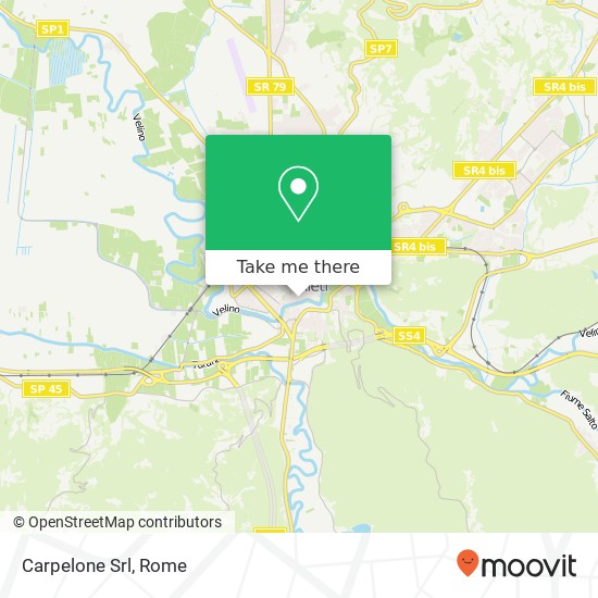 Carpelone Srl map