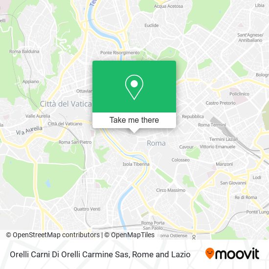 Orelli Carni Di Orelli Carmine Sas map