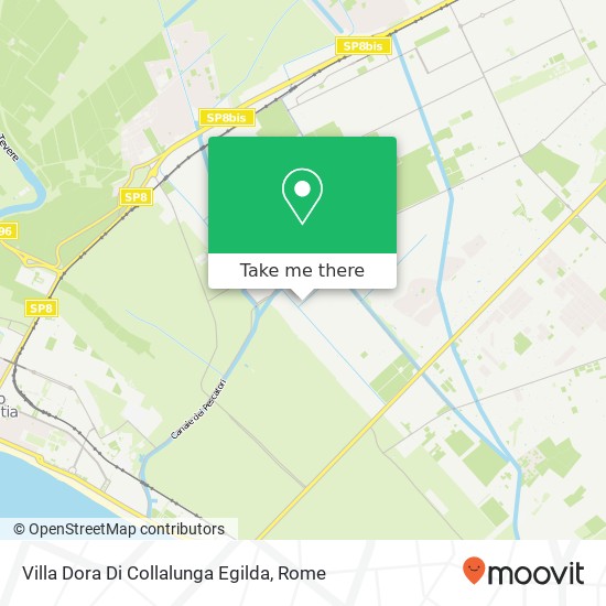 Villa Dora Di Collalunga Egilda map