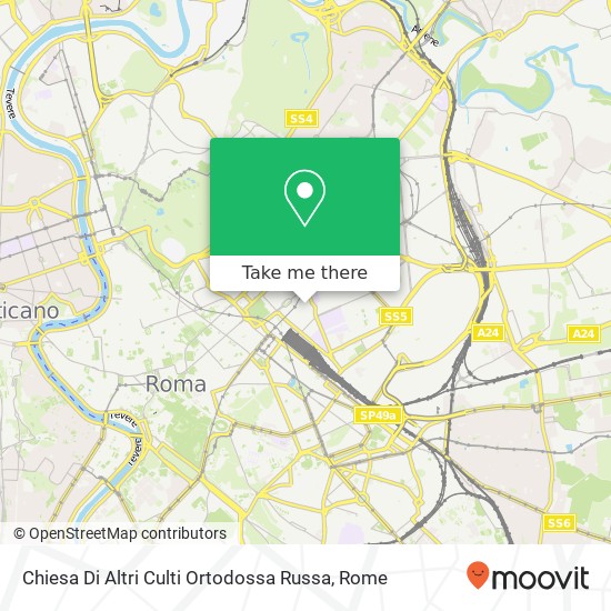 Chiesa Di Altri Culti Ortodossa Russa map