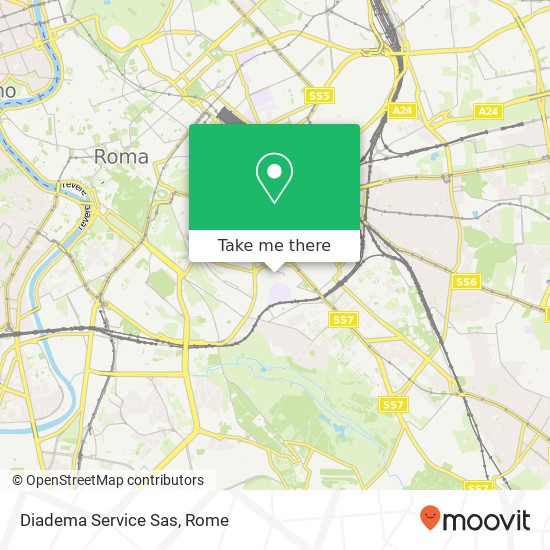 Diadema Service Sas map