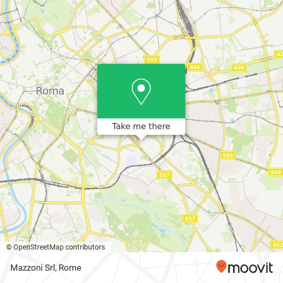 Mazzoni Srl map