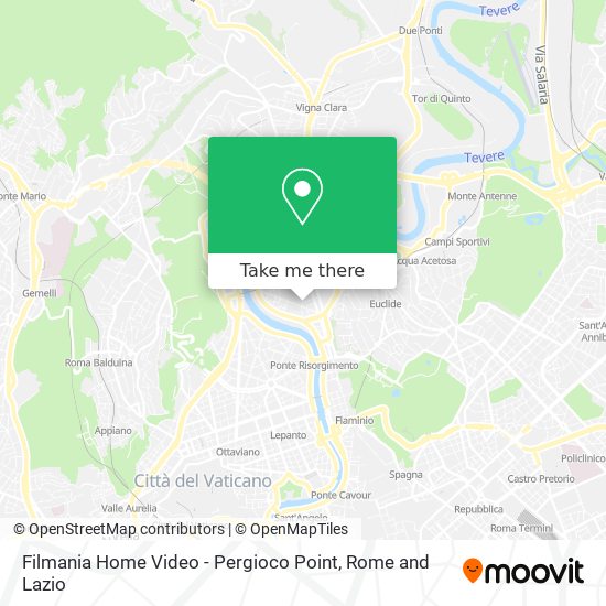 Filmania Home Video - Pergioco Point map