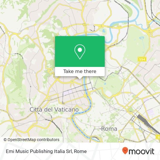 Emi Music Publishing Italia Srl map