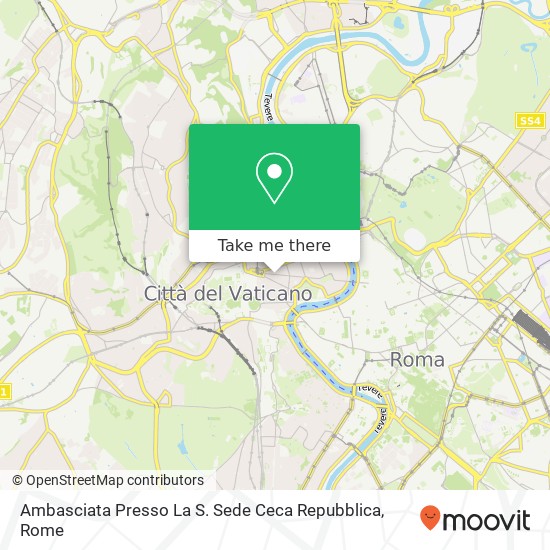 Ambasciata Presso La S. Sede Ceca Repubblica map