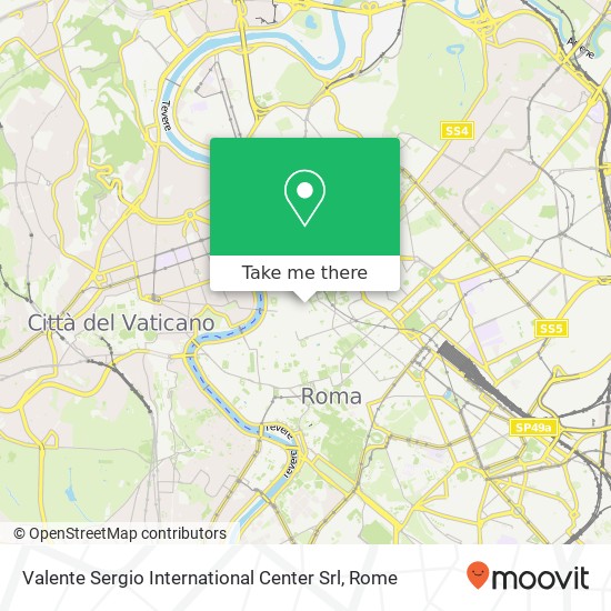 Valente Sergio International Center Srl map
