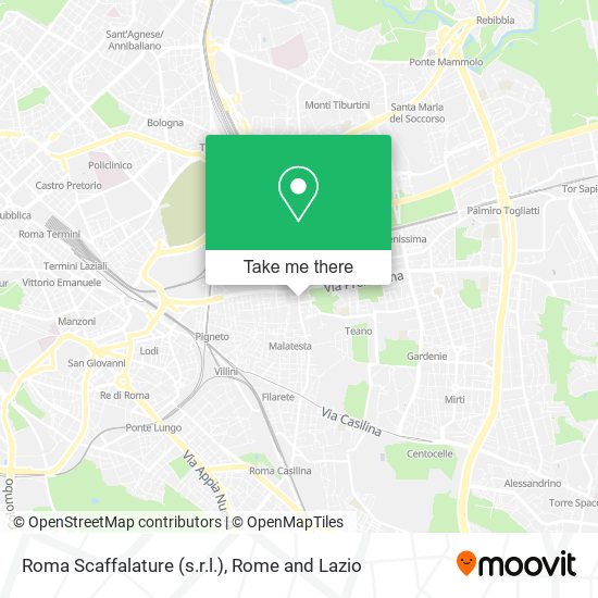 Roma Scaffalature (s.r.l.) map