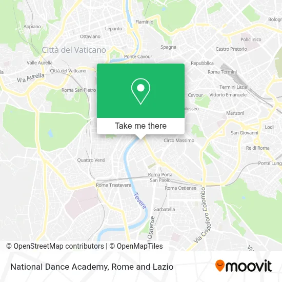 National Dance Academy map