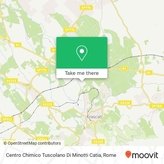 Centro Chimico Tuscolano Di Minotti Catia map