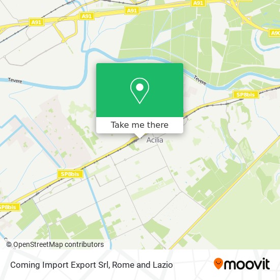 Coming Import Export Srl map