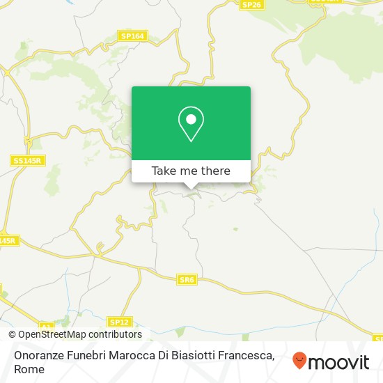 Onoranze Funebri Marocca Di Biasiotti Francesca map