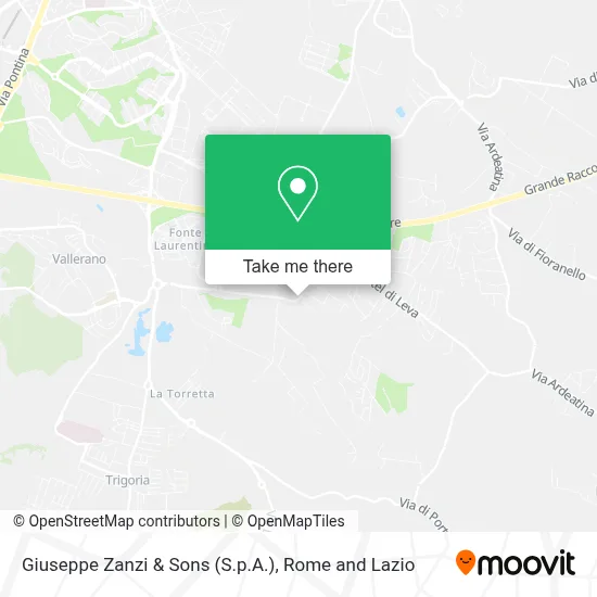 Giuseppe Zanzi & Sons (S.p.A.) map