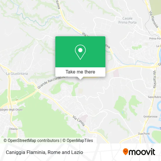 Flaminia Caniggia map