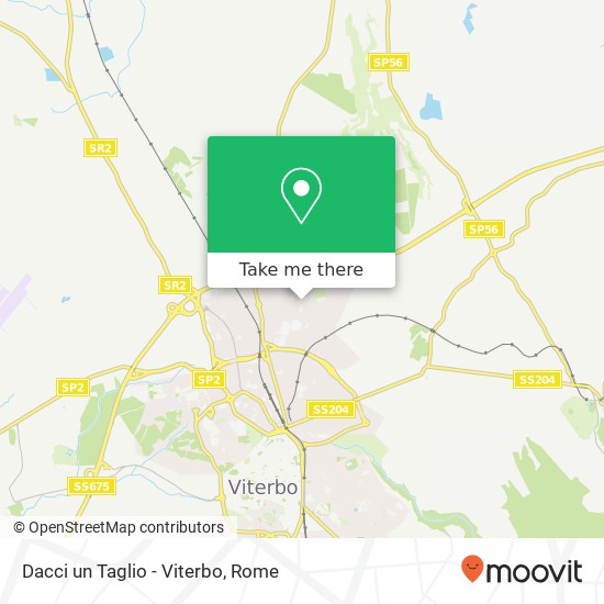 Dacci un Taglio - Viterbo map