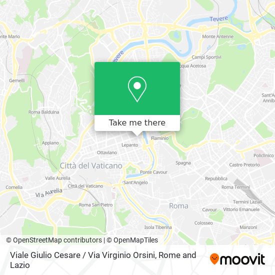 Viale Giulio Cesare / Via Virginio Orsini map