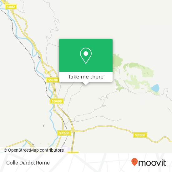 Colle Dardo map