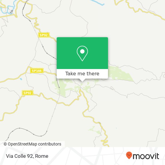 Via Colle 92 map