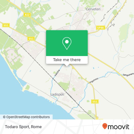 Todaro Sport map