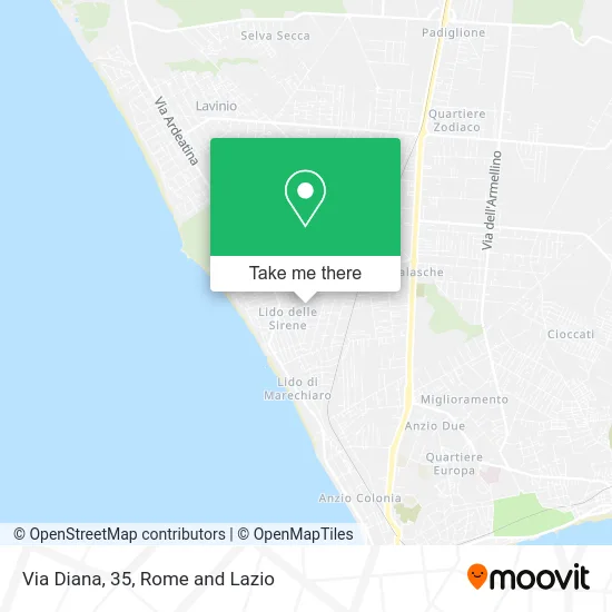 Diana Street, 35 map