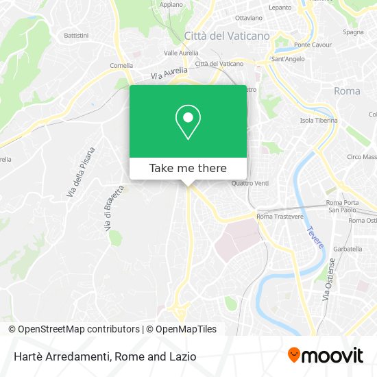Hartè Arredamenti map