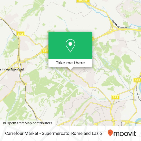 Carrefour Market - Supermercato map