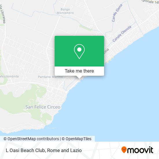 L Oasi Beach Club map