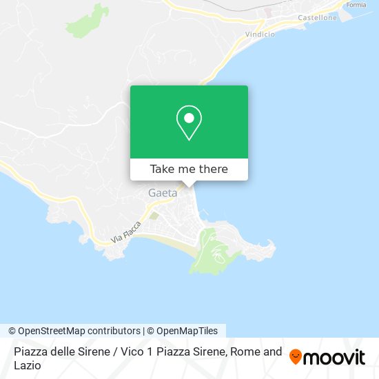 Piazza delle Sirene / Vico 1 Piazza Sirene map