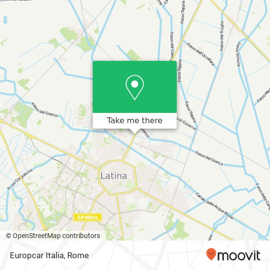 Europcar Italia map