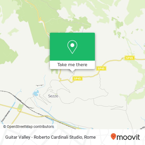 Guitar Valley - Roberto Cardinali Studio map