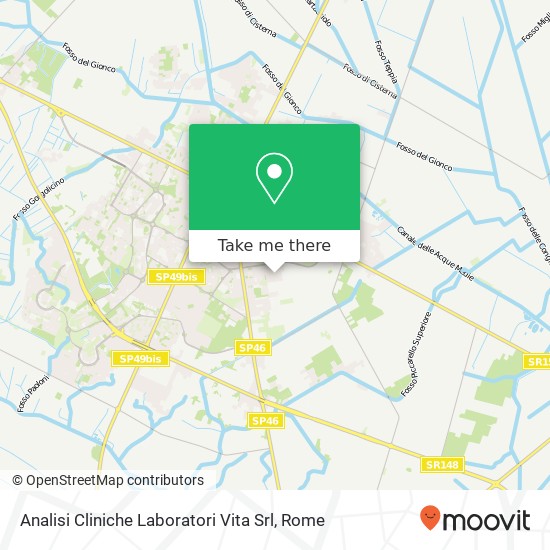 Analisi Cliniche Laboratori Vita Srl map