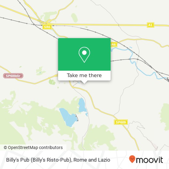 Billy's Pub map