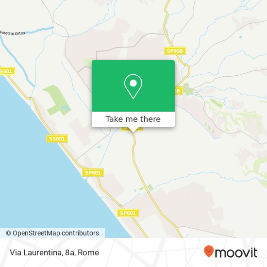 Via Laurentina, 8a map