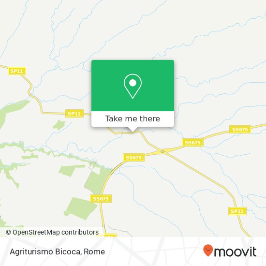 Agriturismo Bicoca map