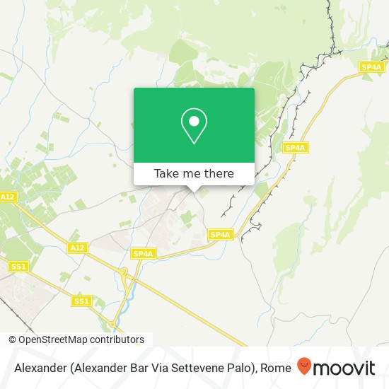 Alexander (Alexander Bar Via Settevene Palo) map